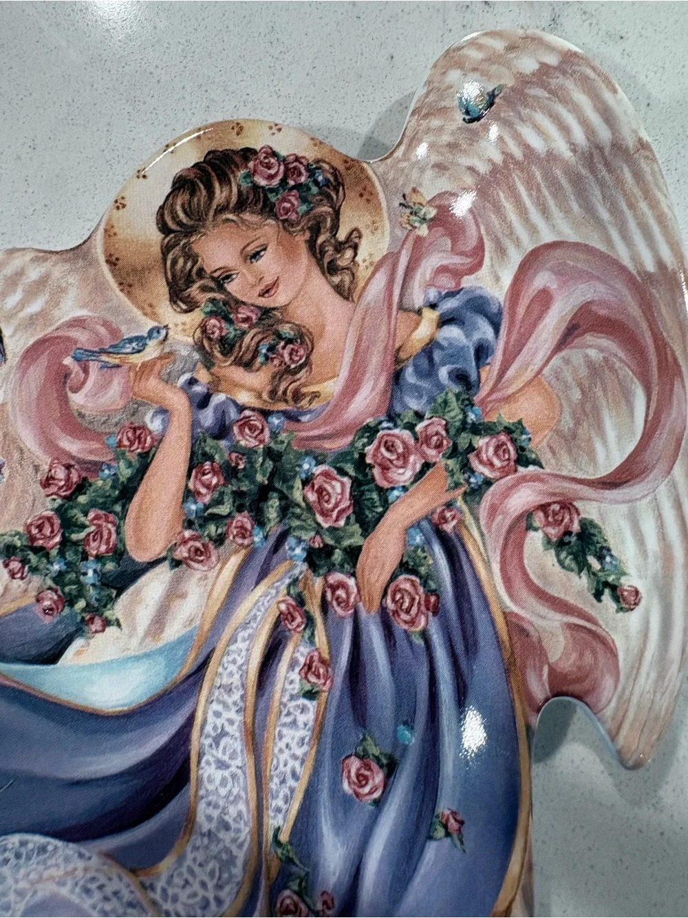 The Bradford Exchange Angel Wall Plaque “Summer Harmony”